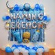 Blue Baby Boy Naming Ceremony Decor