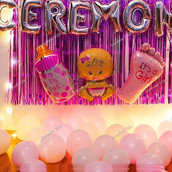 Pink Baby Girl  Naming Ceremony Decor