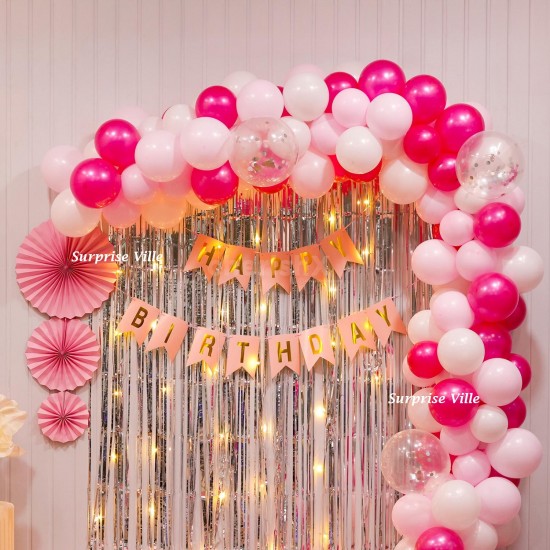 Pinkish Balloons Arch