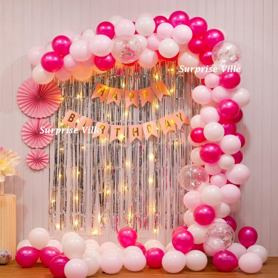 Pinkish Balloons Arch