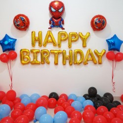 Spider Man Theme Birthday Decoration