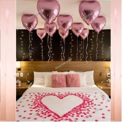 Rose Gold Heart Decoration