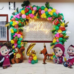 Masha and Bear Birthday Decoration