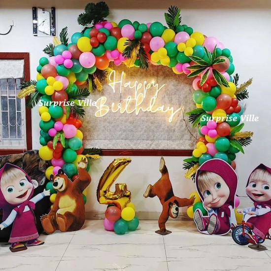 Masha and Bear Birthday Decoration