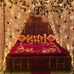 Romantic First Night Decoration