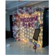 Welcome Baby Backdrop With Curtain