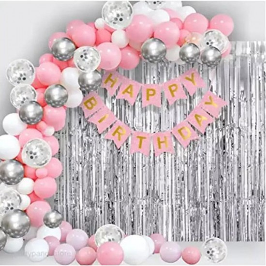 Rosegold Pink Silver Theme Decoration