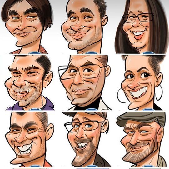 Live Digital Caricature Artist