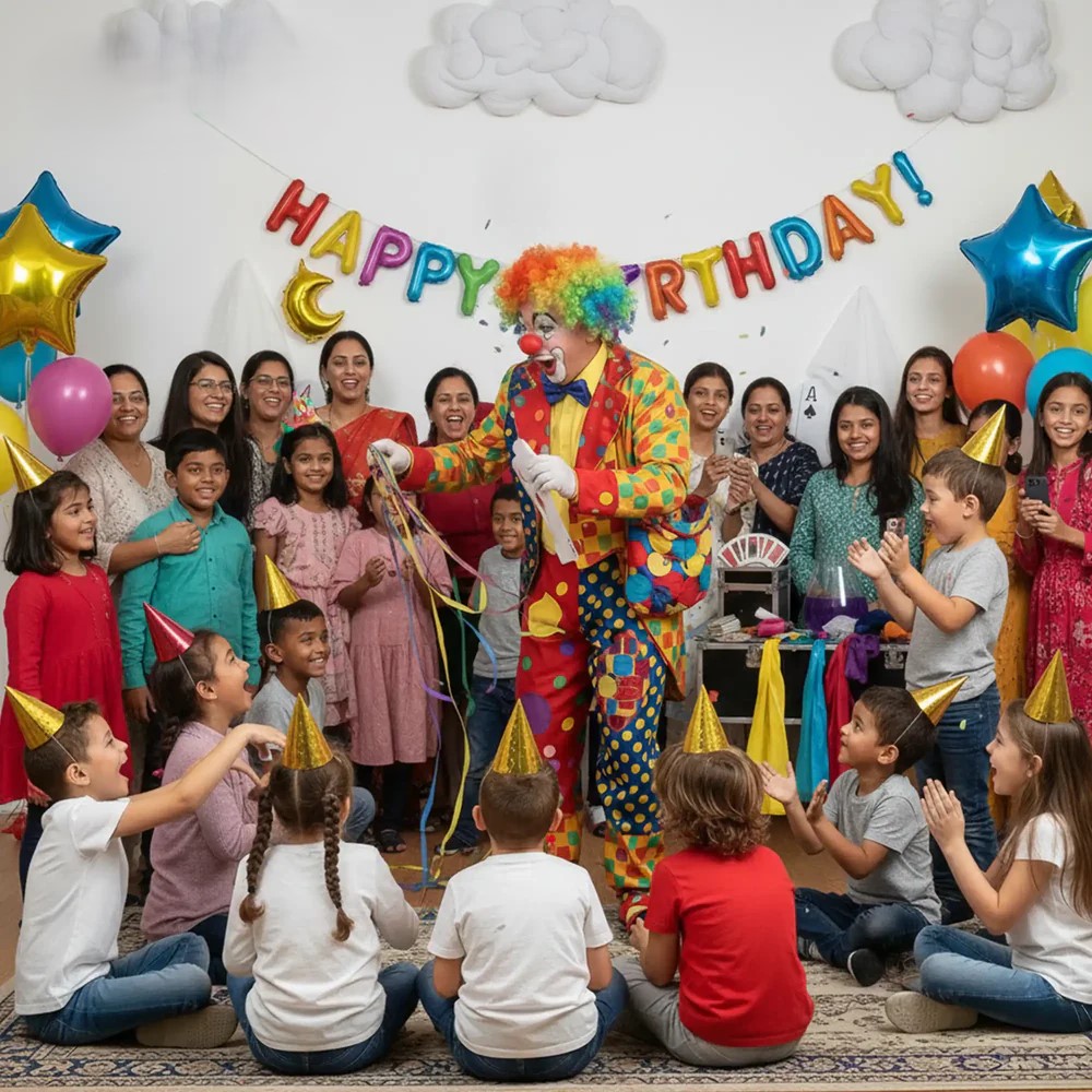 Clown Magic Show For Birthday Party