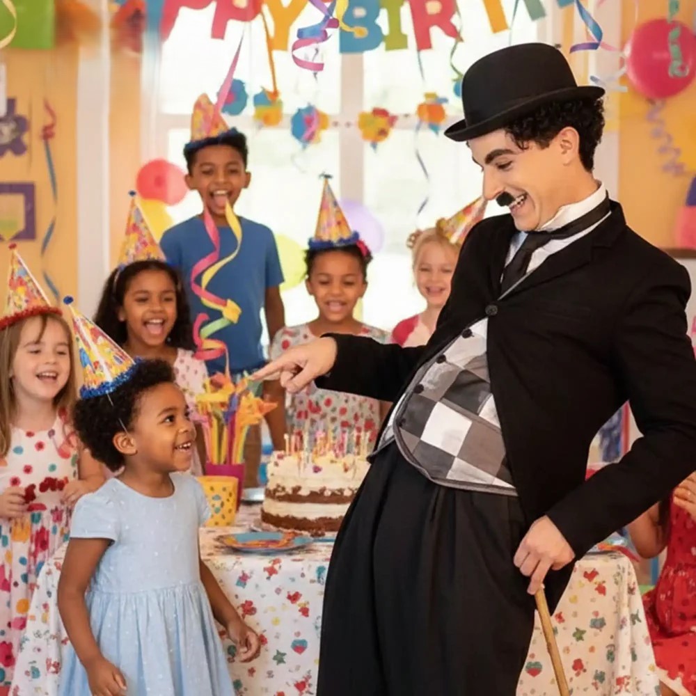 Charlie Chaplin For Kids Party