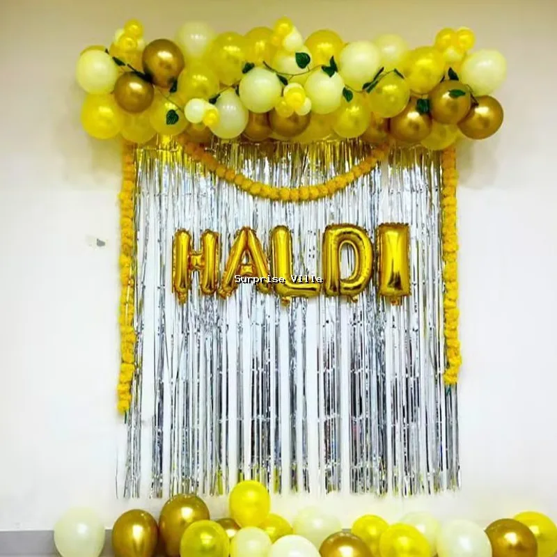 Sunshine Haldi Backdrop